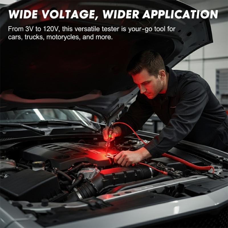 Workshop Tools Uses - Tester di Tensione 3V 120V con