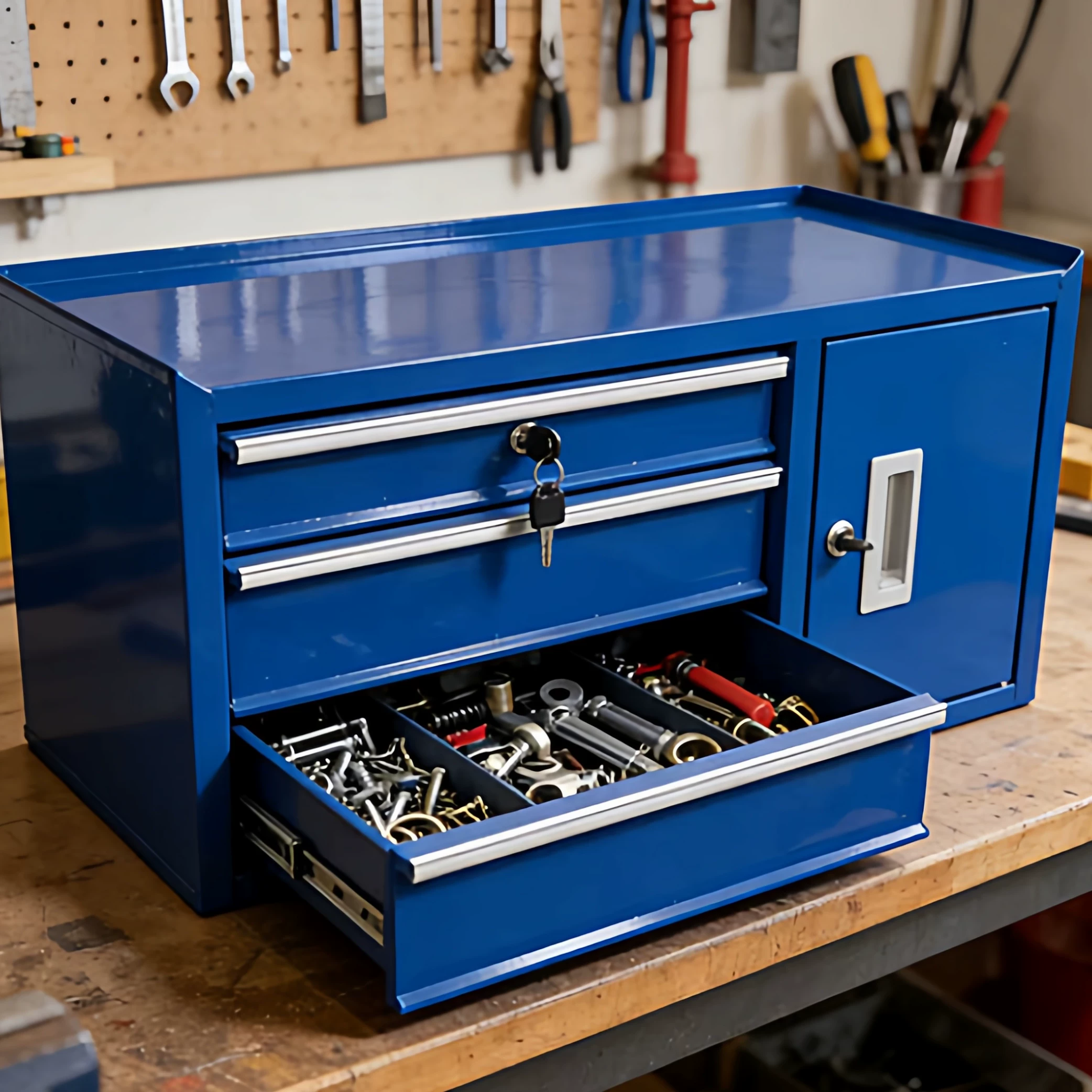 Workshop Tools Uses - Armadietto Multiuso in Ferro per Attrezzi