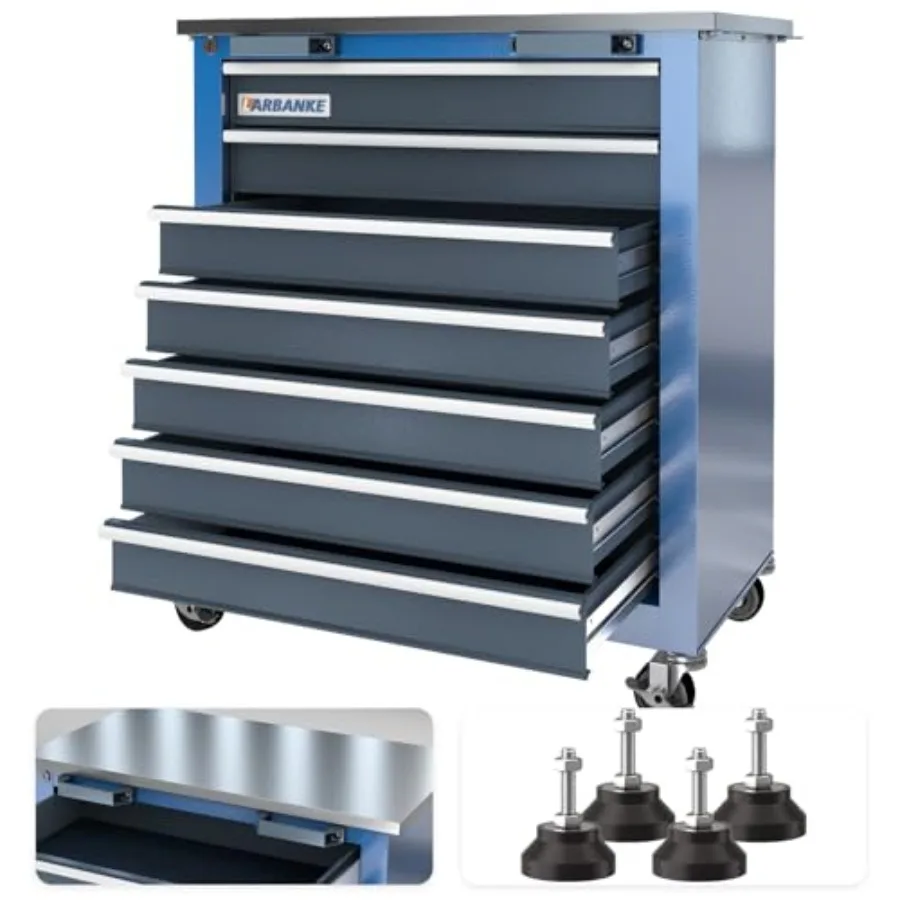 Workshop Tools Uses - Cassetta portautensili mobile per officina, struttura
