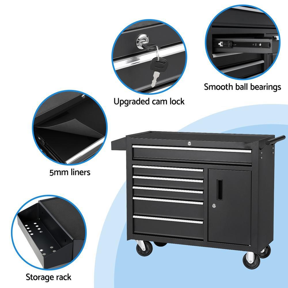 Cassettiera Portautensili a 6  - Workshop Tools Trolley recensione e prezzo
