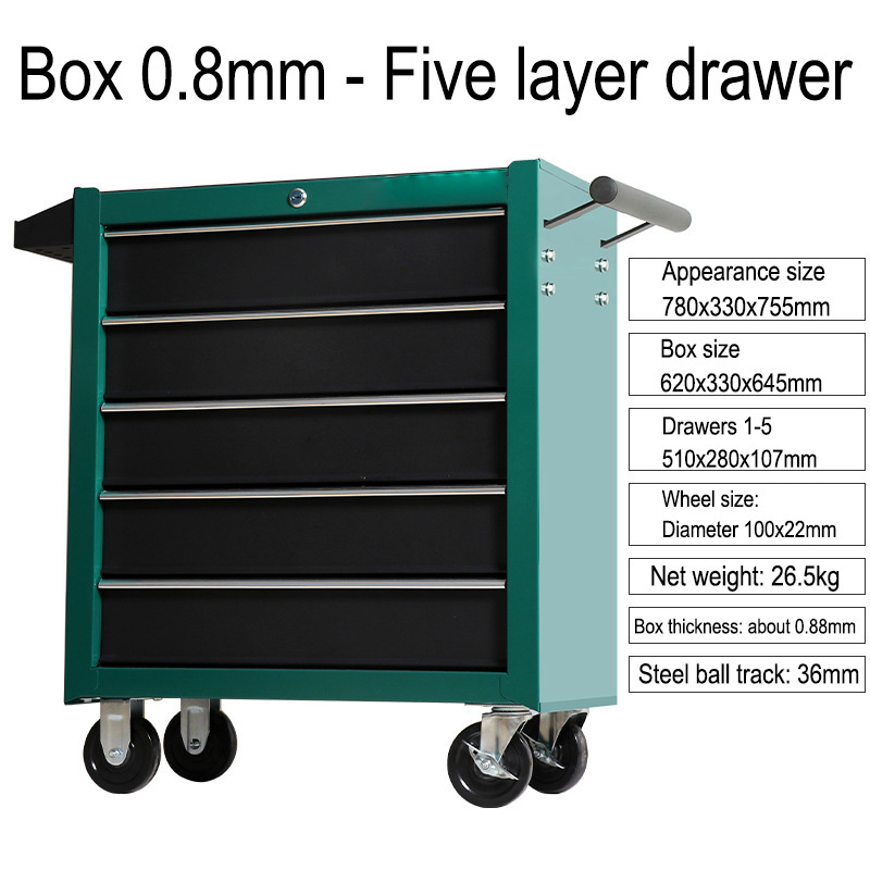 Carrello Portautensili a 5 Cas - Workshop Tools Trolley recensione e prezzo