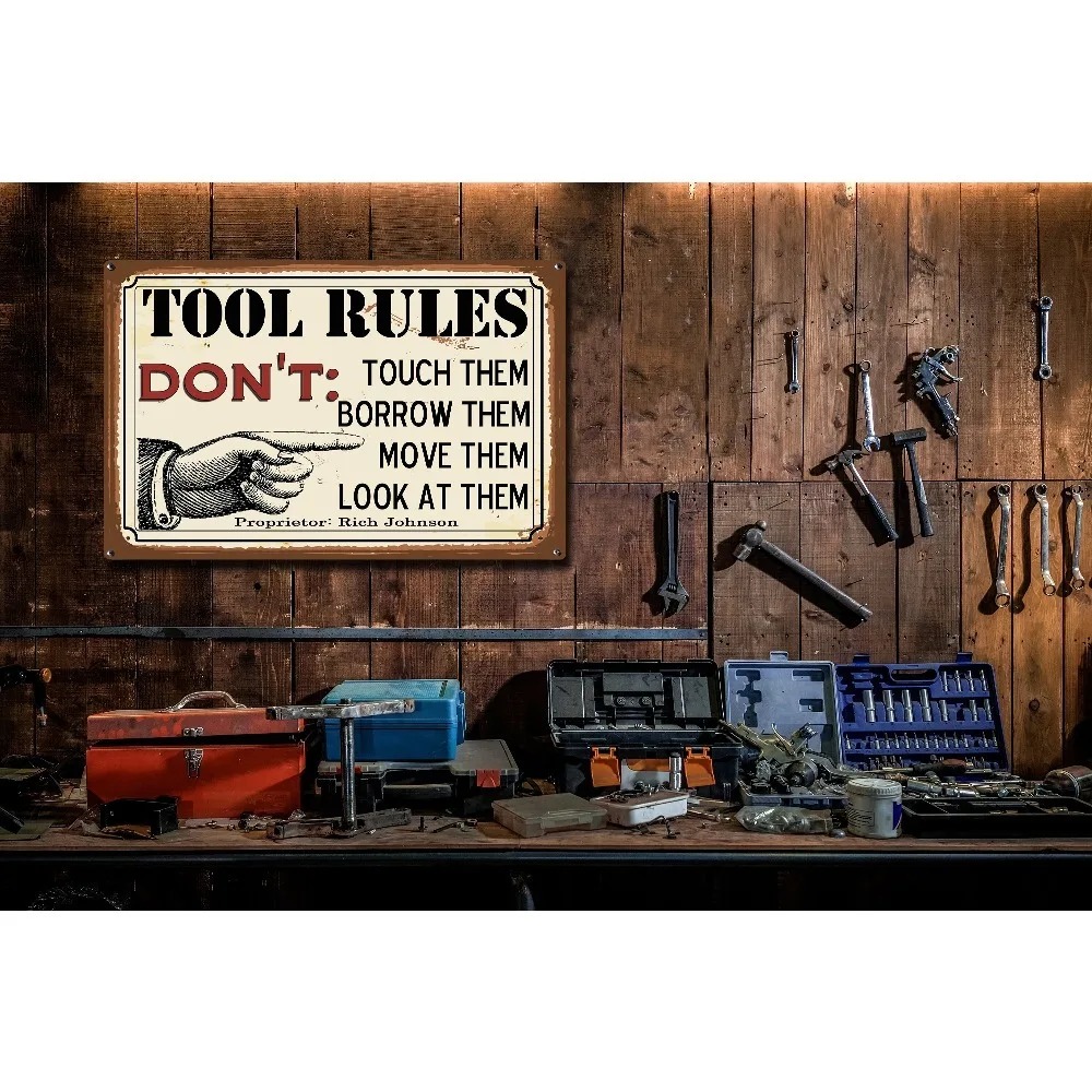 CIFbuy Targa Metallica 2D Pers - Workshop Tools Name recensione e prezzo