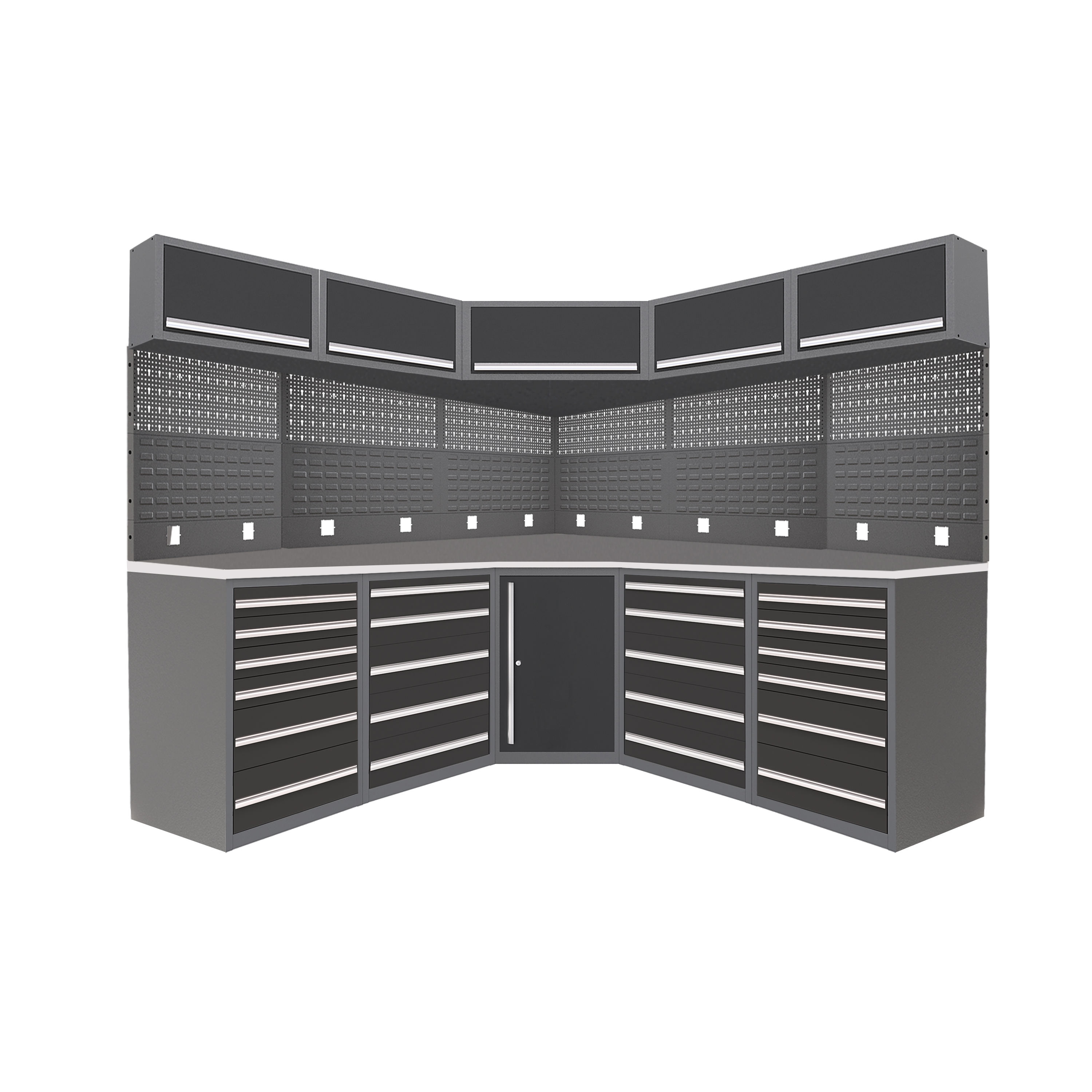 Set di Armadietti e Banco da L - Workshop Tools Trolley recensione e prezzo