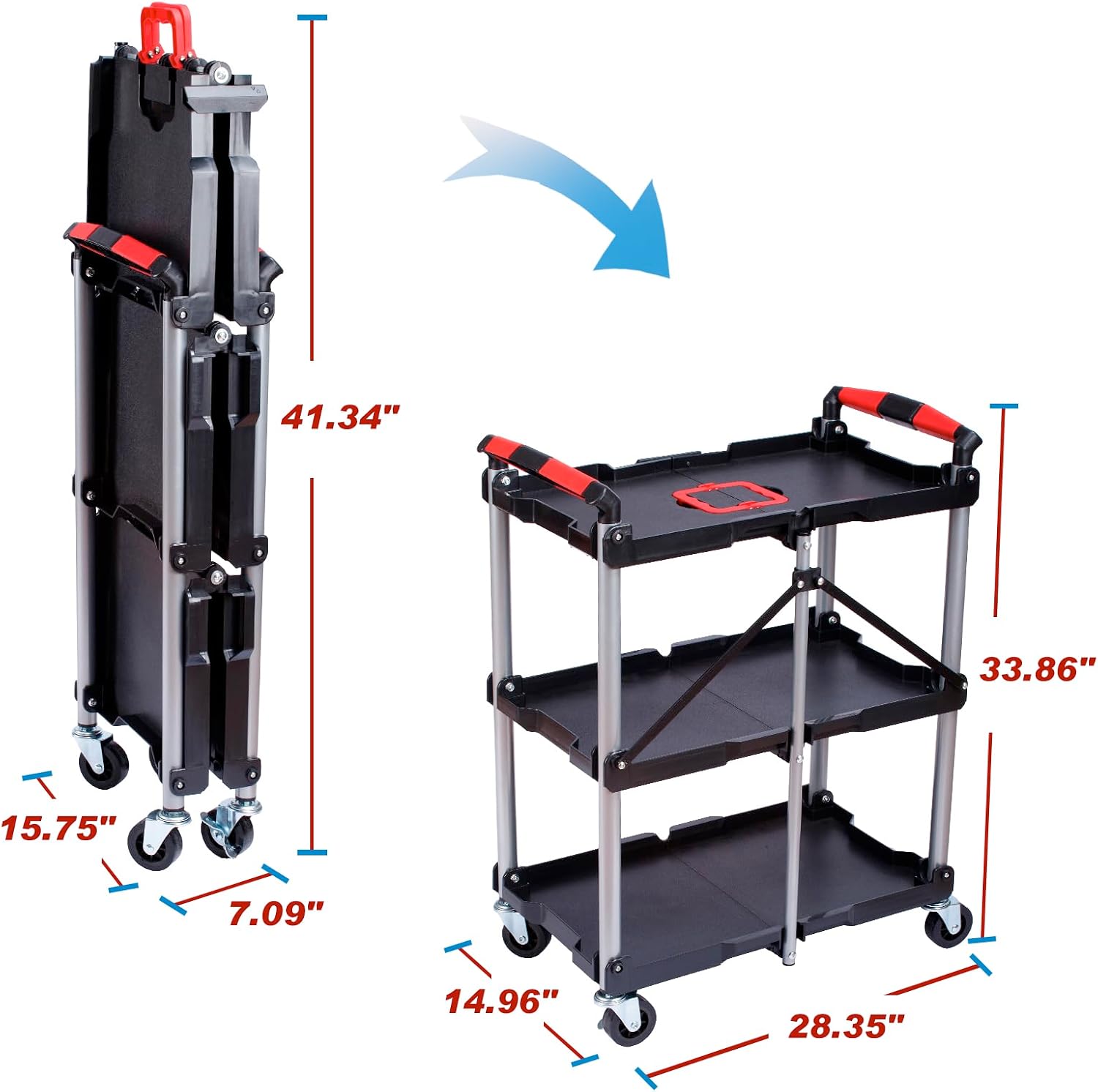 Carrello di Servizio Pieghevol - Workshop Tools Trolley recensione e prezzo